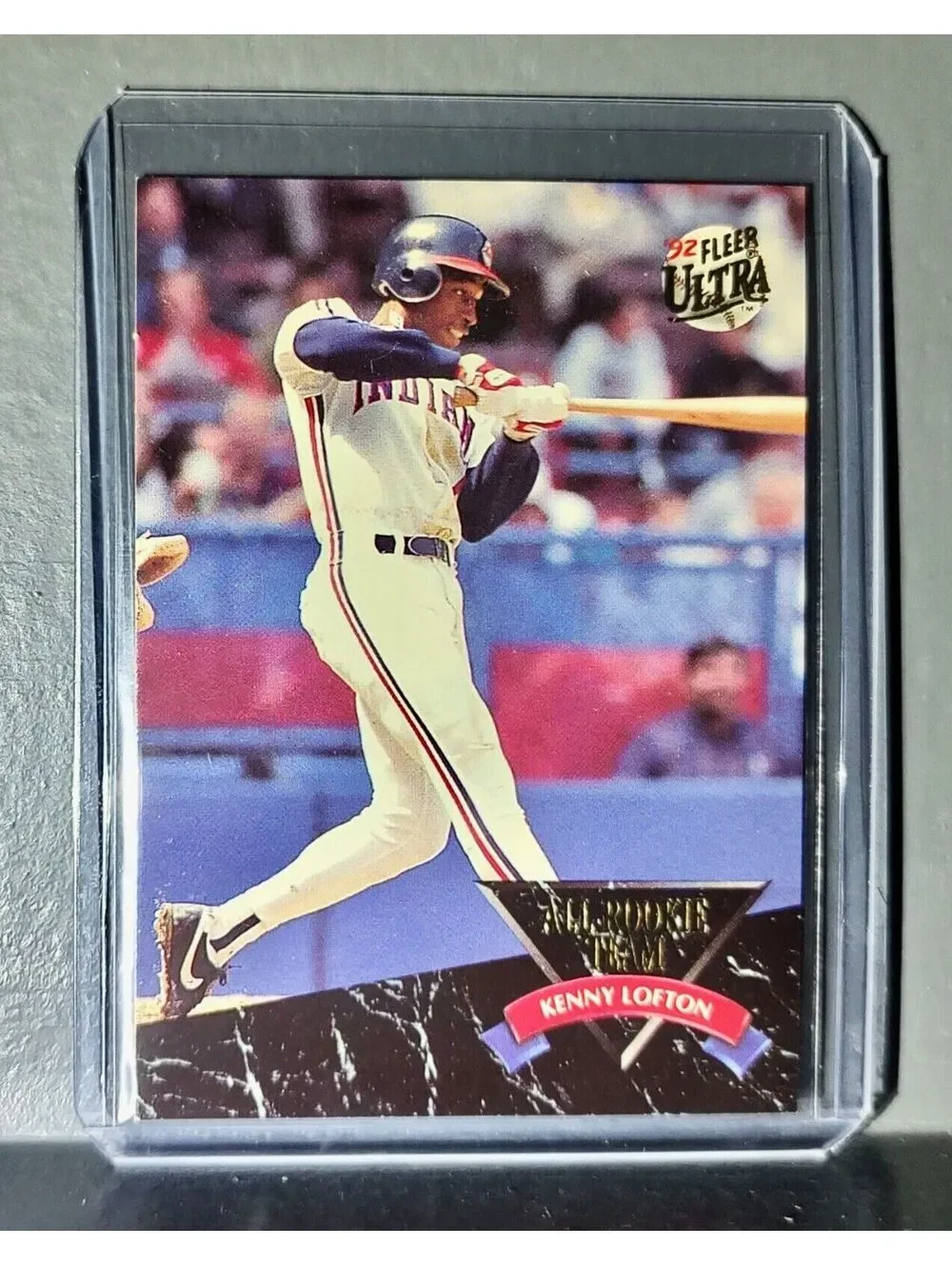 1992 Kenny Lofton Fleer Ultra Baseball Card #7 All-Rookie Team